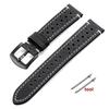 Breathable Cowhide Watch Strap for Omega for Seiko Watch Band 18/19/20/21/22/24mm Genuine Leather Wristband Black Clasp Bracelet