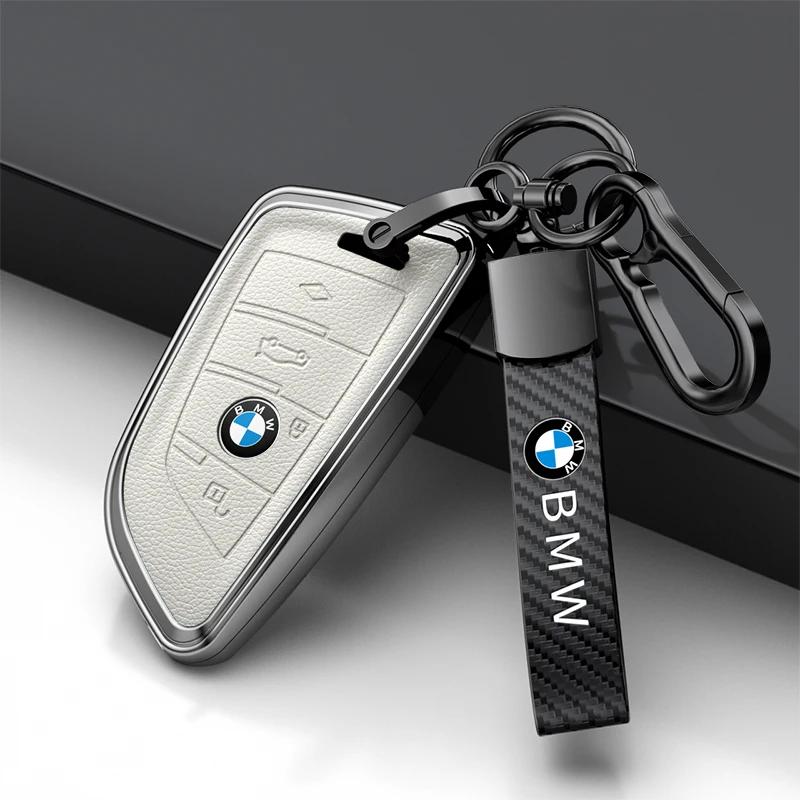 Car Key Case for BMW 216i F46 X1 X2 X3 X5 X6 GT 2 5 6 7 Series 3 4 Buttons Smart Keyless Remote Control Fobs Protector Cover UG6