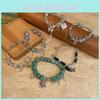 Deluxe Fairy Style Beaded Bracelet For Women Elegant Electroplated Alloy Jewelry