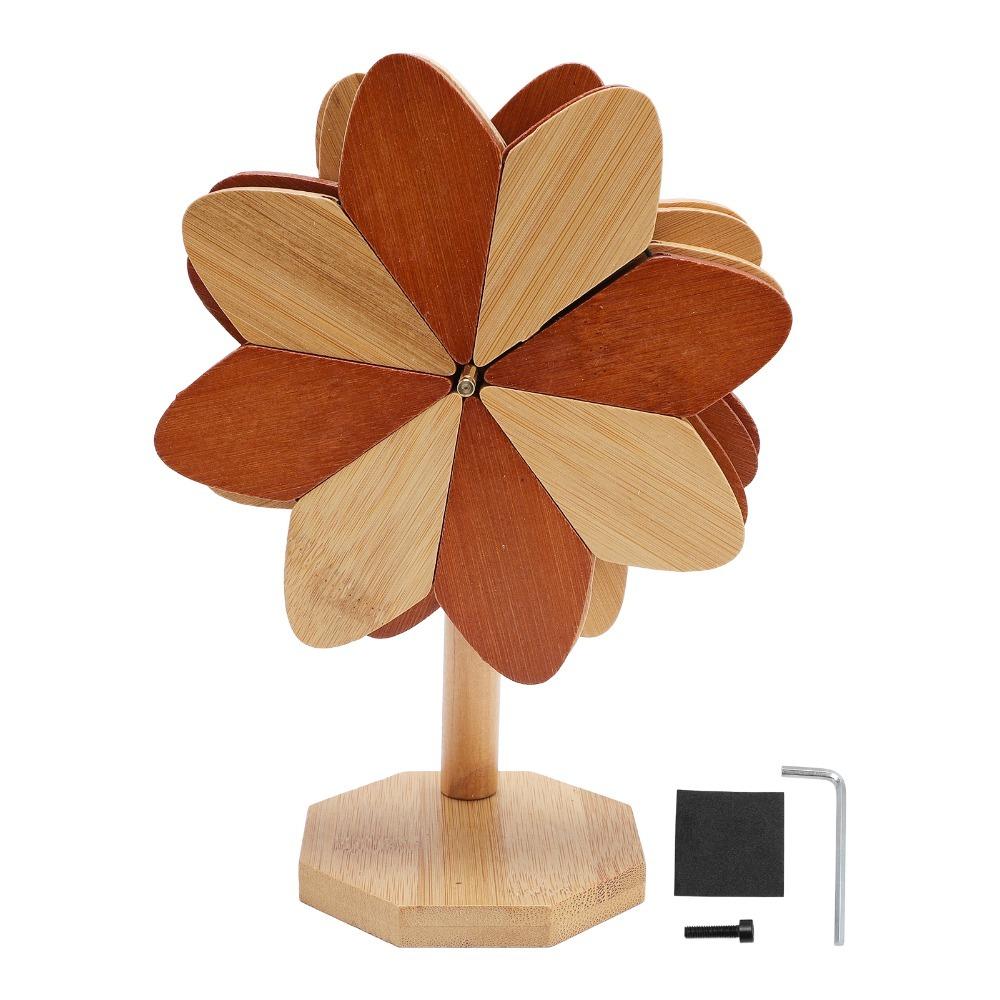 5Pcs Polished Heat Resistant Table Mat Wooden Anti-scald Pad Protective Coaster Home Use