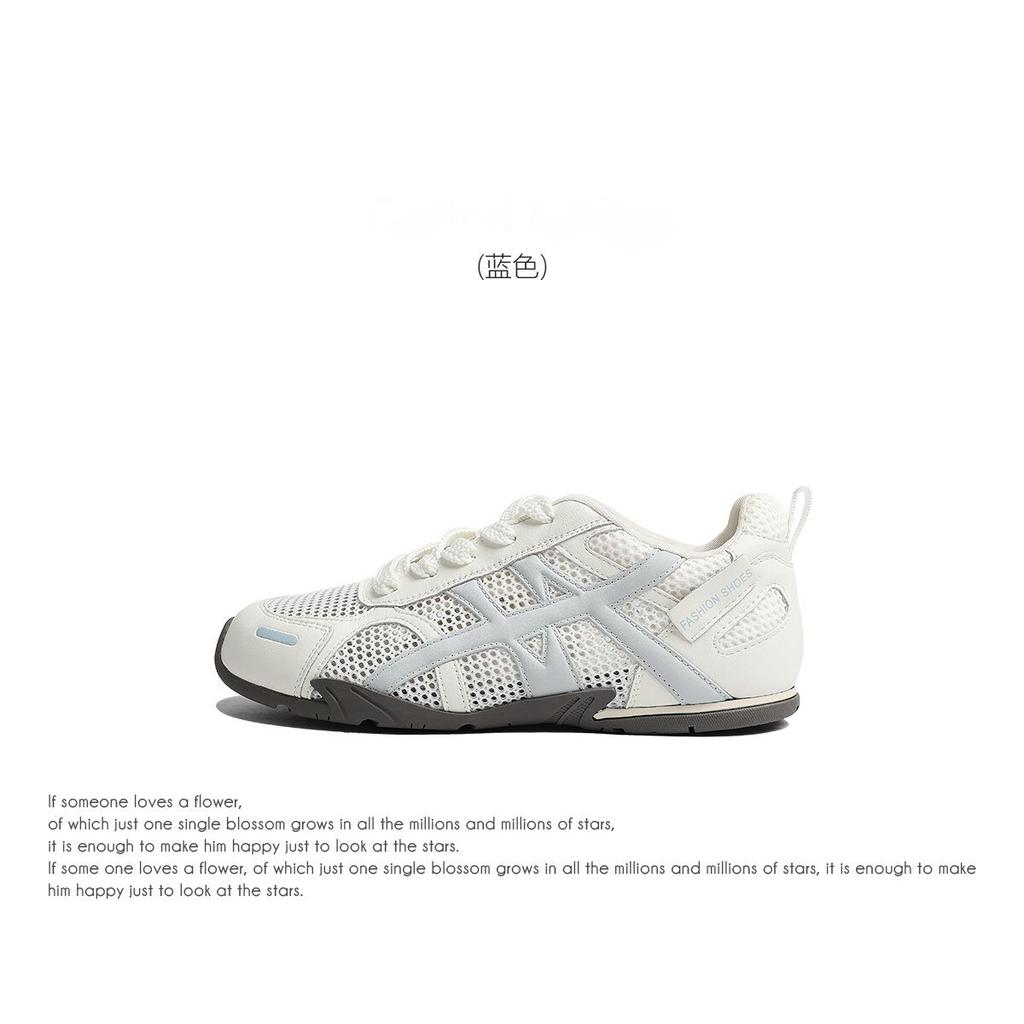 Thin mesh German training shoes women's 2025 new summer height increase breathable casual retro versatile sports Forrest Gump shoes
