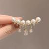 Elegant Pearl Tassel Zircon Brooch: Exquisite Corsage Pin for Women
