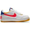 Nike Женские кроссовки Air Force 1 Low Shadow Белые Ярко-малиновый Астрономический синий CI0919-105
