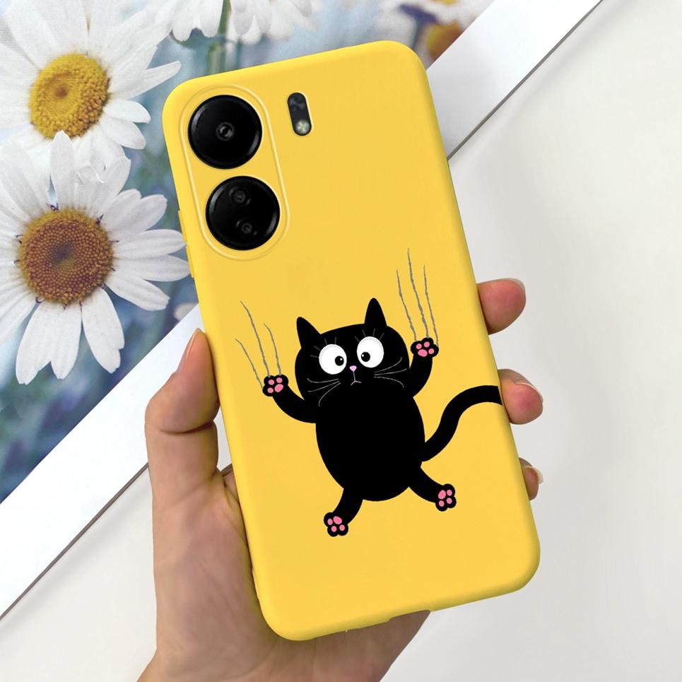 Для Xiaomi Redmi 13C 12C 10C 4G Чехол Крутой Стиль Узор Дракона Задняя Крышка Мягкий Роскошный Силикон Для Redmi12C 10 C Redmi13C Чехол