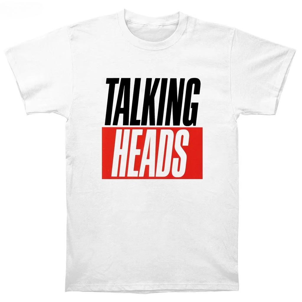 Забавные футболки группы Talking Heads для мужчин, с круглым вырезом, хлопковые, в стиле панк, с коротким рукавом, оригинальная одежда, оверсайз, повседневные, модные, винтажные