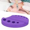 Silicone Tattoo Pigment Rack Reusable Washable Microblading Tattoo Pen Ink HolderPurple