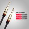 Monster Guitar Cable M ROCK2-12 12ft Straight to Straight Plug