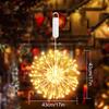 LED Fairy Lights with Remote 8 Modes 10 Brightness Levels LED String Lights Waterproof for Christmas Party Garden Tent