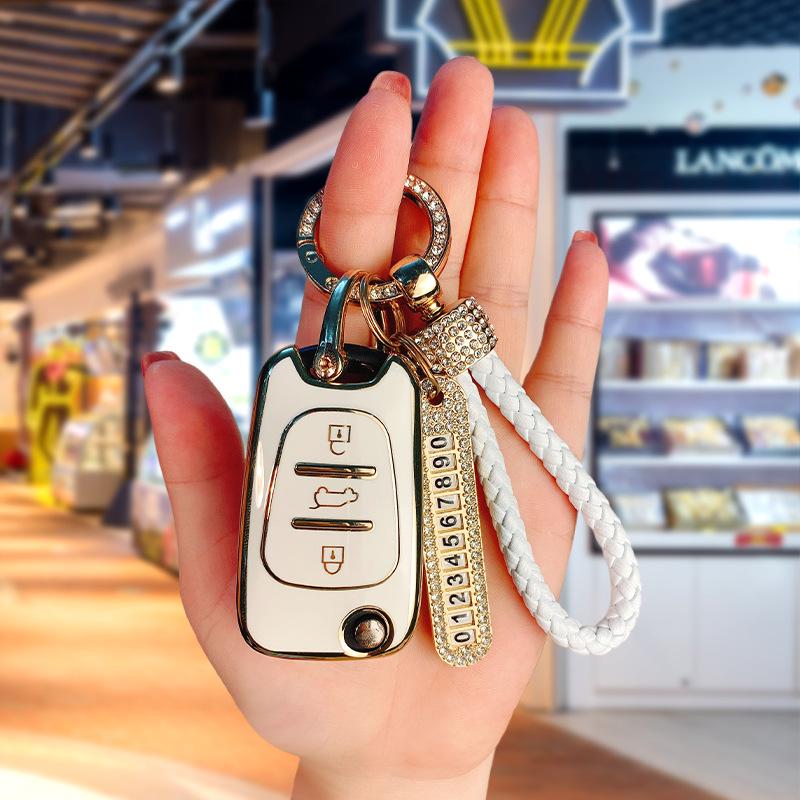 TPU Key Cover for Hyundai Sonata 8/Elantra - Premium Car Key Protection