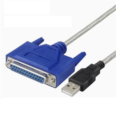 Кабель USB - DB25 гнездо, параллельный порт для принтера, для настольных компьютеров
