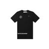 Off-White Футболка оверсайз Stencil Arrow Черные мужские топы OMAA038R191850151028