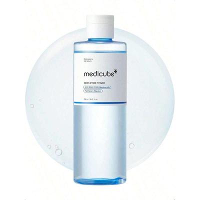 Тоник для сужения пор 250 мл I Отшелушивающий и увлажняющий тоник на основе голубой воды с AHA, BHA, PHA, ниацинамидом и пантенолом