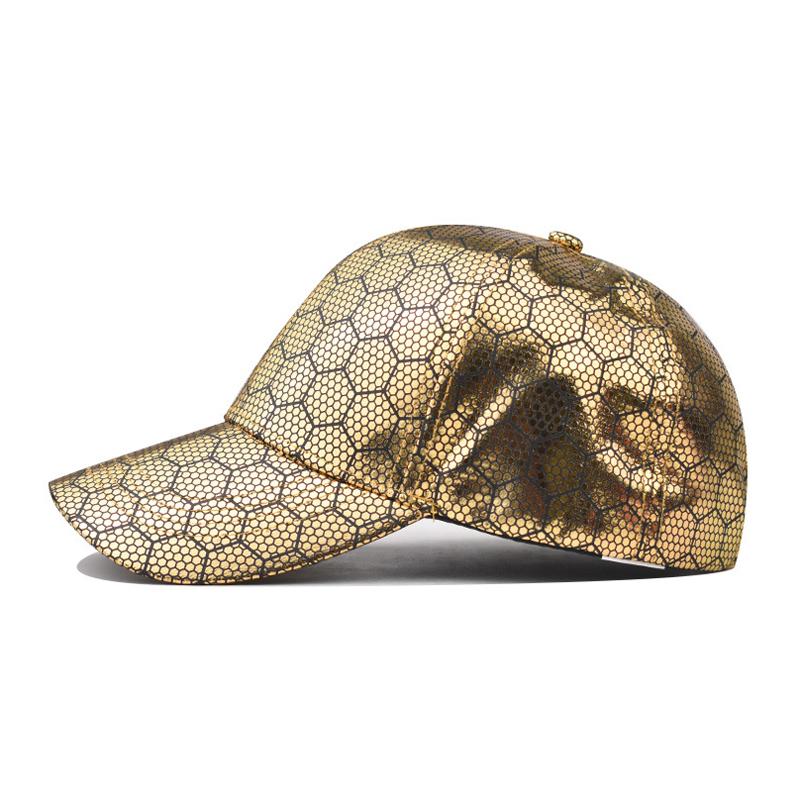 Бейсболка Кепка Snapback Золотой мяч Футбольный узор Солнцезащитная шляпа Серебряная шляпа Футбольные принадлежности Реквизит для фанатов Хип-хоп Кепка по размеру
