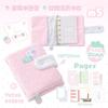 MINKYS New Arrival M5 Four-Clover Soft Fabric Material Notebook Planner 2026 Year Daily Journal Agenda Book Gift Stationery