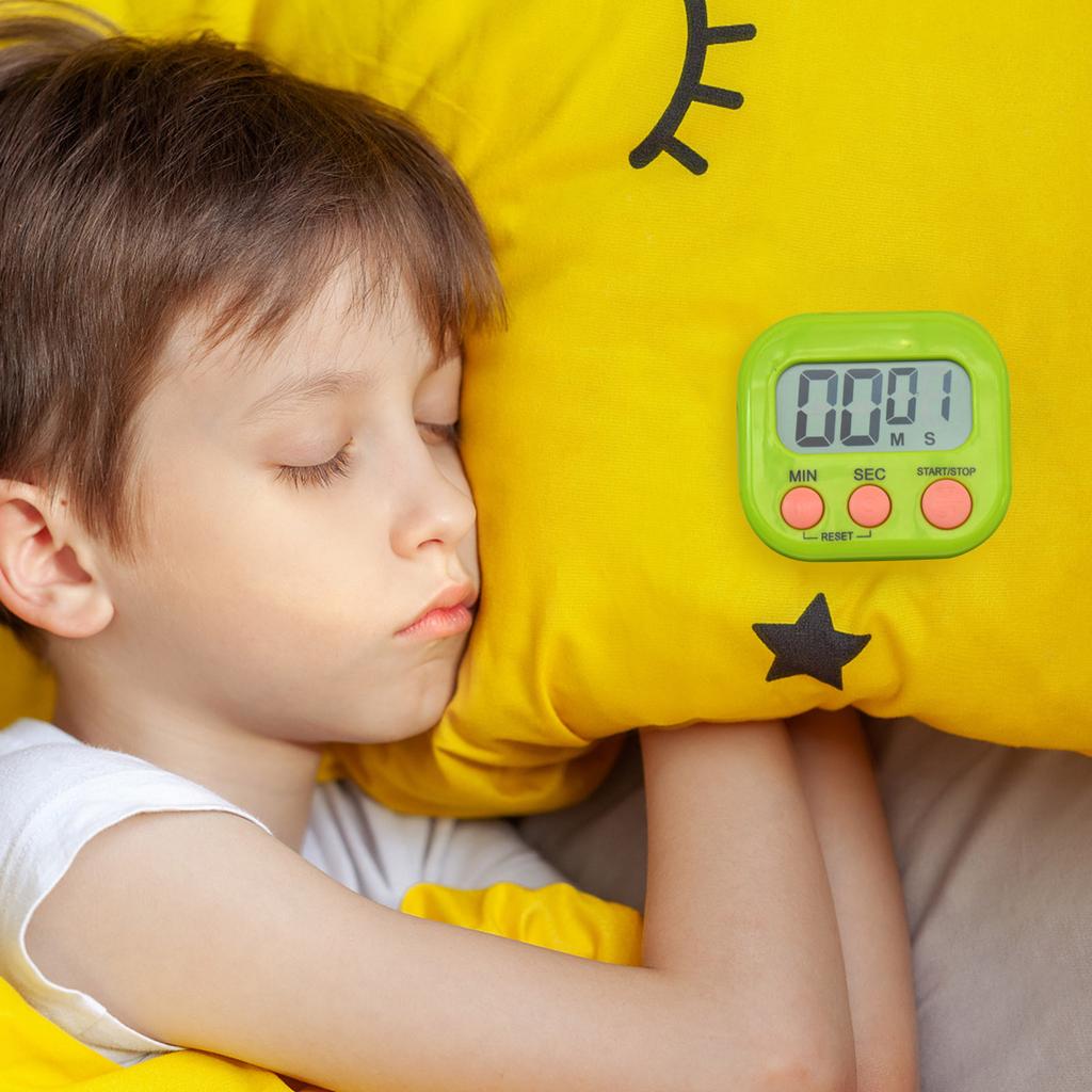 Маленький цифровой кухонный таймер из 4 упаковок с магнитной спинкой и включением/выключением, обратный отсчет минут и секунд об этом товаре