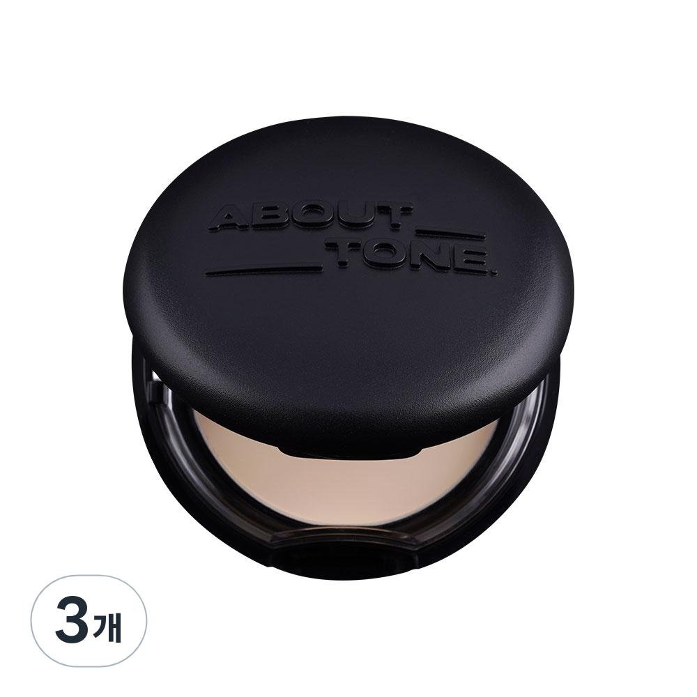 ABOUT TONE Компактная пудра Blur Powder Pact 9 г, 02 Light, 3 шт.
