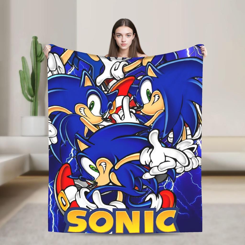 Ежик Тень X - Путь Тени Винтажное Одеяло Фланелевое Винтажное Теплое Покрывало для Постели Осень/Зима