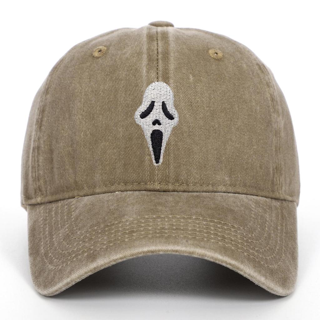 Бейсболка с вышивкой черепа на Хэллоуин, состаренная, для мужчин и женщин