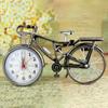 Vintage Arabic Numeral Clock Bicycle Shape Creative Table Alarm Clock Home Bedroom Desktop Decoration Crafts Non-Ticking