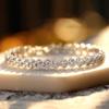 New Full Diamond Bracelets For Women S925 Silver Jewelry 18K White Gold Moissanite Bangle Lover Birthday Valentine Day Gift