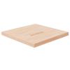 342944 vidaXL Square Table Top 60x60x4 Cm Solid Untreated Oak Wood