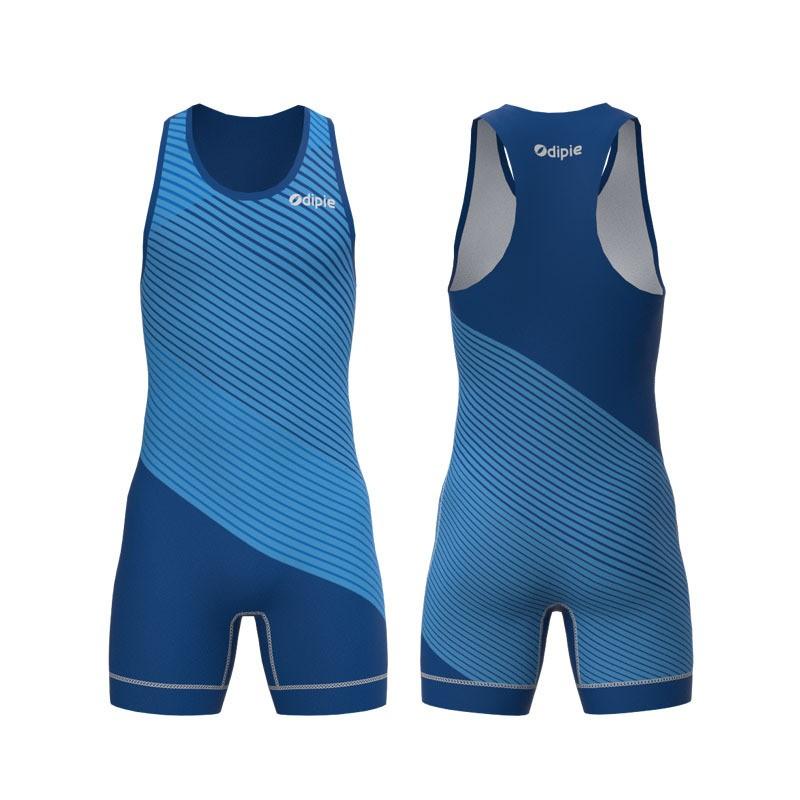 Mens Womens Freestyle Wrestling Singlet With Heat Transfer Print Stretch Lycra Athletic Suit Training Competition