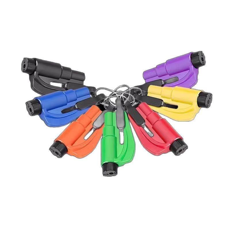 Многофункциональный автомобильный молоток безопасности: Аварийный стеклобой и инструмент для эвакуации