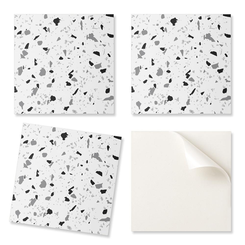 Winylowe Kafelki Ozdobne Z Grafiką Do Kuchni Lub Łazienki Abstrakcyjny Wzór Kamieni 9X30X30 Cm