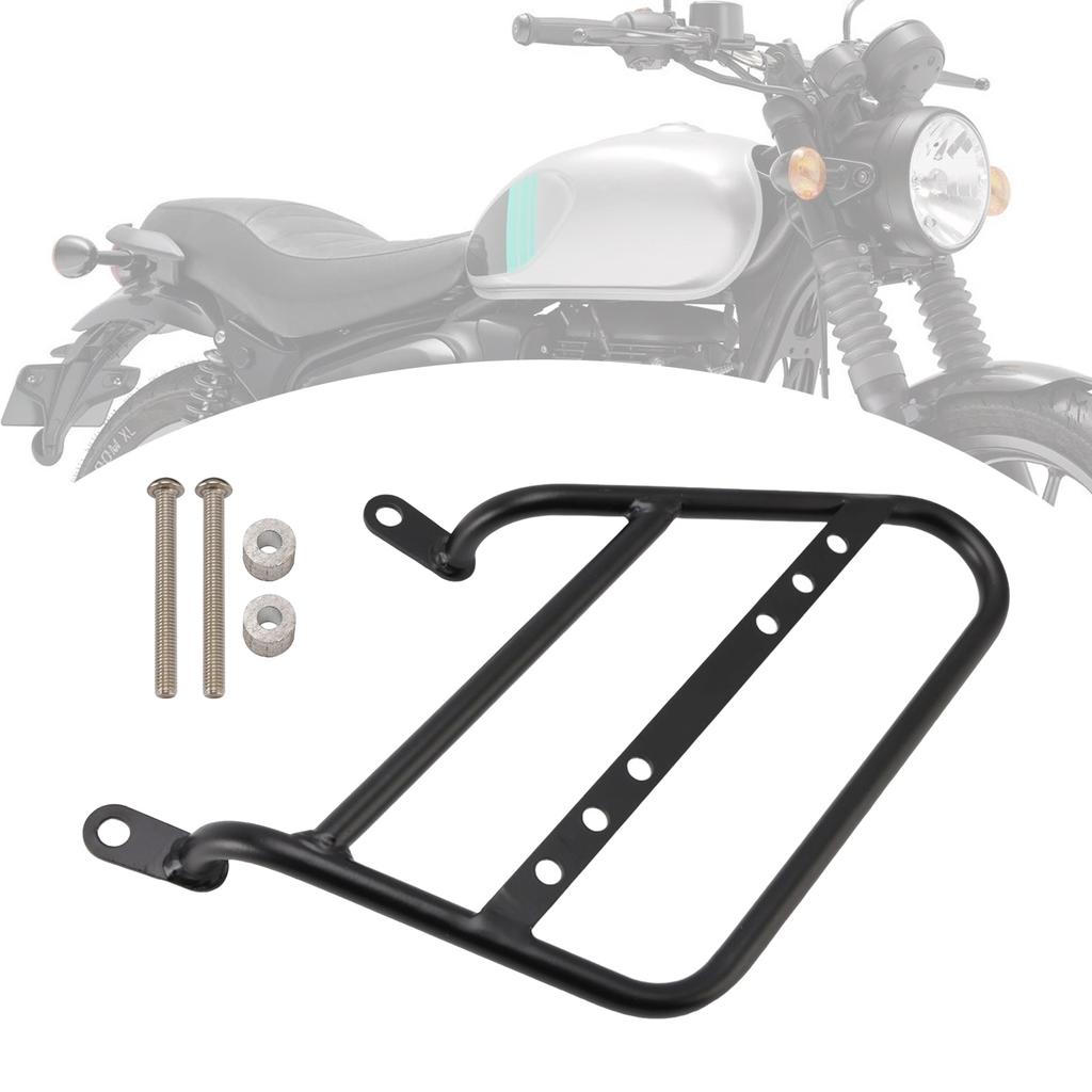 Luggage Rack Side Saddle Bag Mount Bracket Black For R.E. Meteor 350 21-24