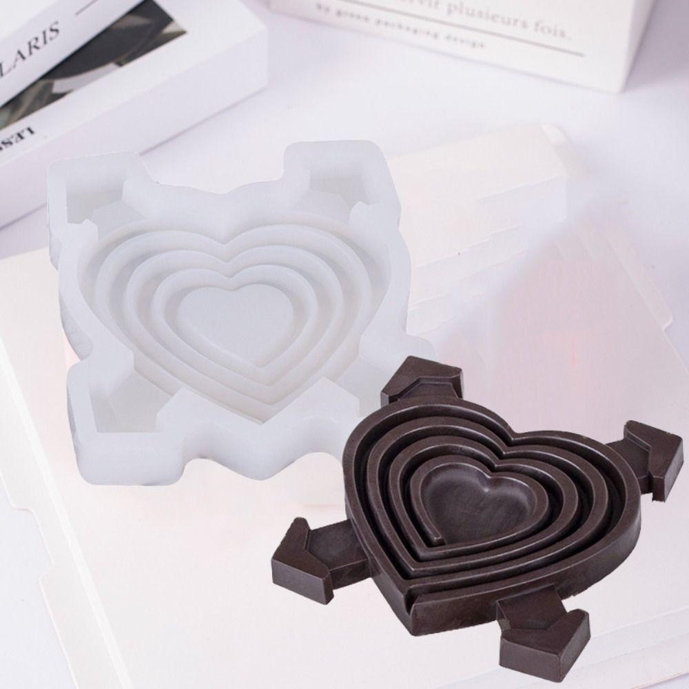 Многофункциональная форма для шоколада в форме сердца, самодельная форма для печенья, самодельная форма для конфет на День святого Валентина