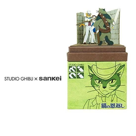 Sankei Studio Ghibli мини Возвращение кота Барон и кошка Хару Без масштаба Бумажное моделирование MP07-65