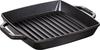 Staub Pure Grill Square Black 23см Сковорода-гриль, с двумя ручками, чугунная, эмалированная, совместима с индукционными плитами [Официальный японский ритейлер] Гриль и сковорода