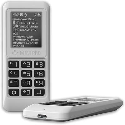 IODD MINI PRO M.2 NGFF SATA 2280 , USB-C / Загрузочный виртуальный ODD&HDD / AES256 Макс. до 76 цифр / Защита от записи /2541,ST400