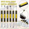 Dismantling Tool, Boot Up Curling Tool, Dismantling Mobile Phone, Computer, Laptop Repair Tool, Metal Pry Bar 6-piece Set