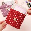 Женская портативная сумка для хранения в горошек, держатель для гигиенических салфеток, сумка-органайзер