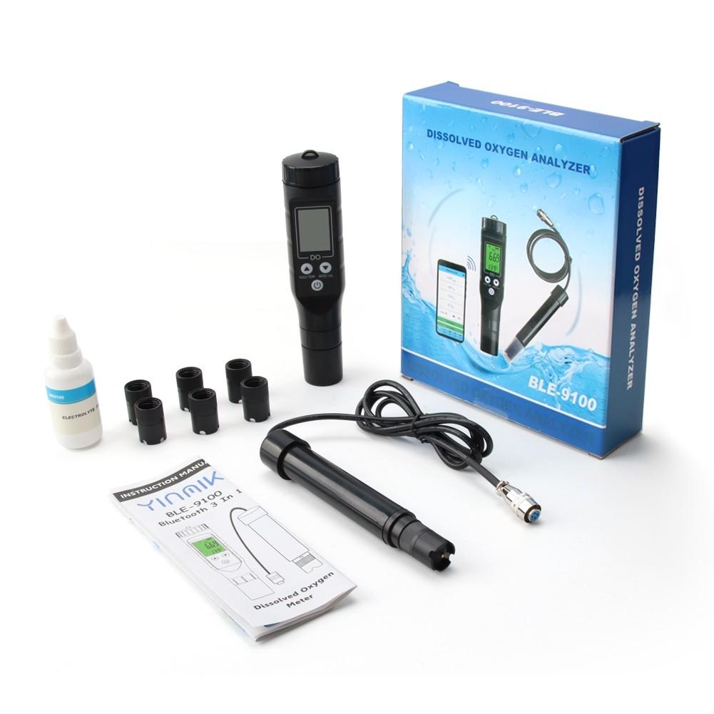 Digital Dissolved Oxygen Analyzer 0.0-40.0mg/L Dissolved Oxygen Detector Portable Smart Bluetooth Dissolved Oxygen Meter