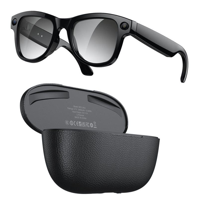 Умные очки со смарт-распознаванием фото, камера 8 МП, запись видео, Bluetooth-звонки, голосовой перевод, солнцезащитные очки