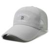 Sun Protection Breathable Baseball Cap Letter Embroidery Fishing Running Sports Cap  For Man Women