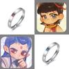 Couple Ring A Pair of Devil Children Are Born Nezha Aobing Student Couple Long-distance Love Ring