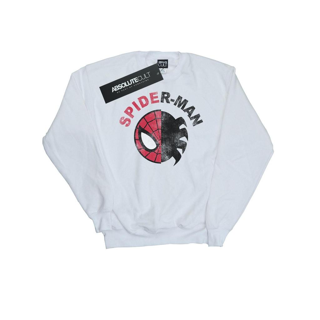 Marvel Mens Spider-Man Classic Split Sweatshirt