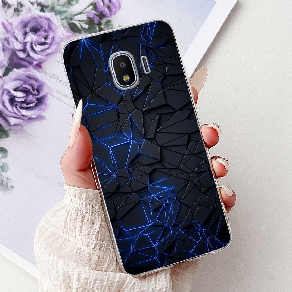 Чехол для Samsung J2 Pro 2018 SM-J250N, мягкий силикон, чехол с роскошными буквами для Samsung Galaxy J2 Pro J2Pro, чехлы для телефона, бампер