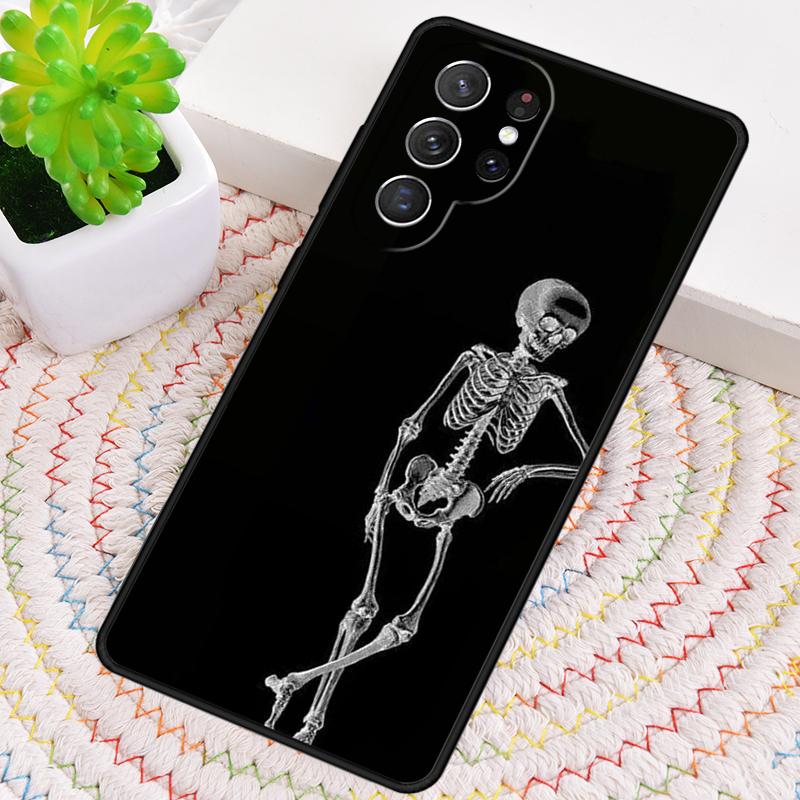 Жуткий чехол-скелет из ТПУ для Samsung Galaxy note 10 pro S26 S25 S24 S23 S22 Ultra Plus S21 FE S20 Ударопрочный чехол