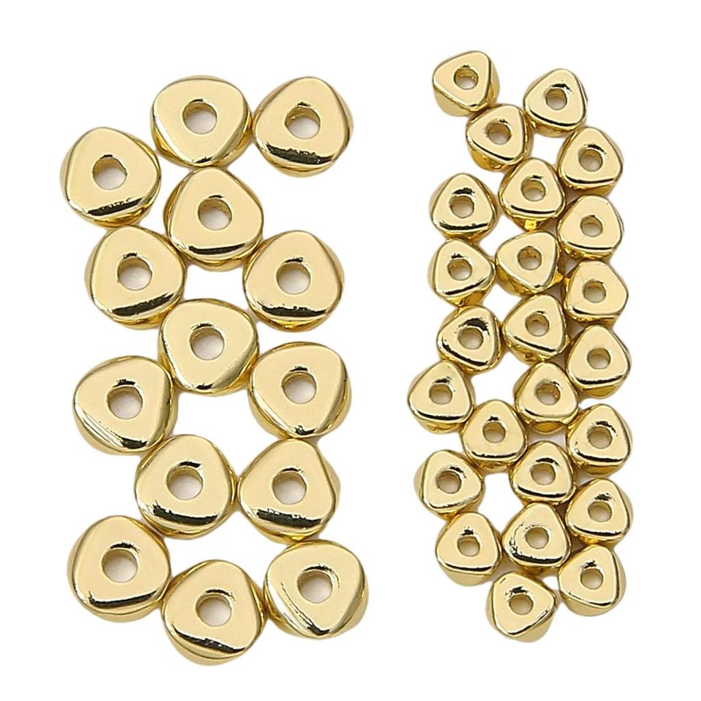 10 шт. медная треугольная перегородка из бисера для изготовления ювелирных изделий своими руками, аксессуары для рукоделия