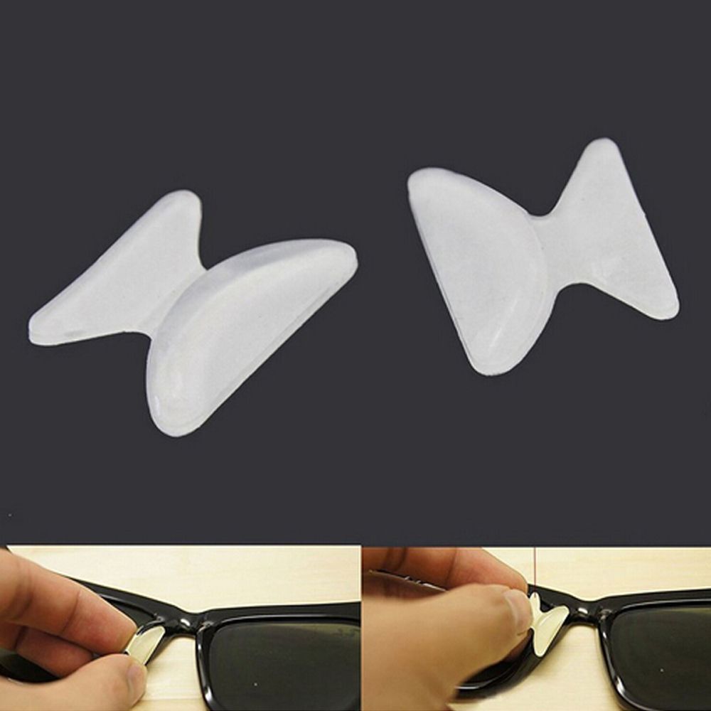 Non-slip Stick on 5Pairs Silicone Nose Pad Glasses Spectacles Anti-Slip