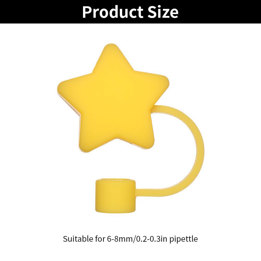 Kitchen Tool Dust-proof Straw Tips Cover Drinking Dust Cap Straw Plug Splash Proof Plugs Tips Cover