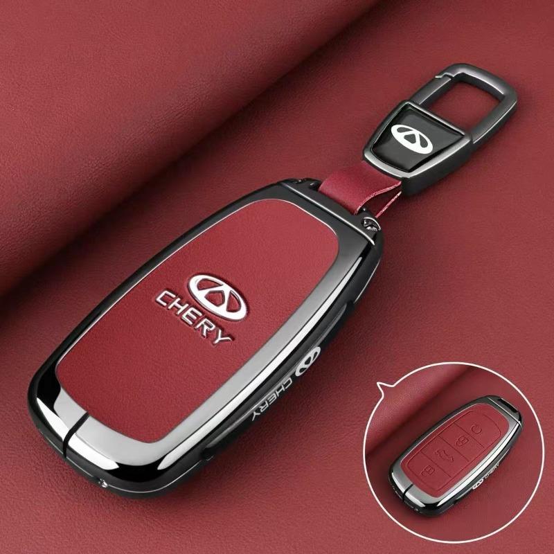 Премиальный чехол-брелок из цинкового сплава для Chery Tiggo 8 PRO/8L/7 PLUS/Explore 06 CDM/Tiggo 9 - Защитный корпус брелока-ключ II9