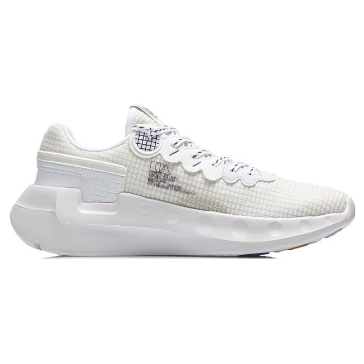 Li Ning Sports нескользящие износостойкие низкие кроссовки для бега мужские кроссовки белые ARHT041-1