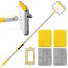 JEHONN Bath Cleaning Adjustable Length 112cm Floor Mop Brush for Cleaning and Terraces and Brush, - 142cm, 4-in-1 Bathrooms, Bathtubs, Walls, Floors,