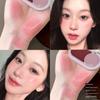 Korean-Style Two-Color Blush and Highlighter Palette with a Watery Glow, Dual-Purpose, Clear and Non-Greasy, Long-Lasting Color Without Smudging