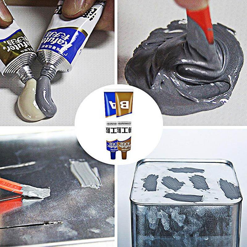 65g A+B Metal Repairing Adhesive Super Glue Iron Steel Auto Radiator Leakage Plugging Welding Glue